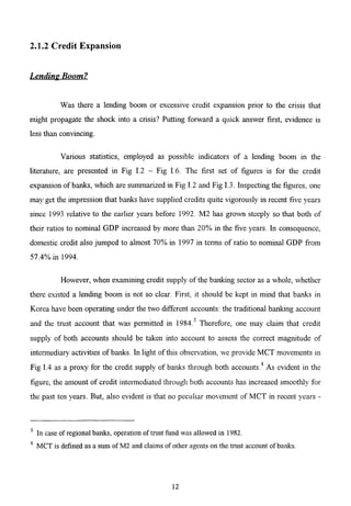 The Korean Crisis (Causes and Resolution)