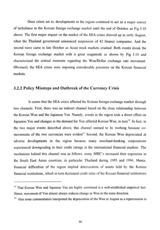 The Korean Crisis (Causes and Resolution)