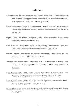 The Korean Crisis (Causes and Resolution)