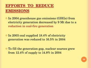 EFFORTS  TO  REDUCE EMISSIONS ,[object Object],[object Object],[object Object]