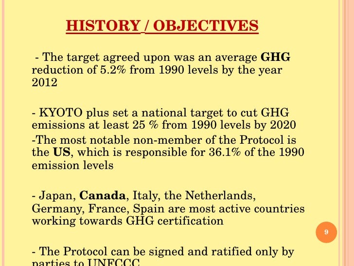 a history of the kyoto protocol A timeline of kyoto protocol events kyoto protocol to reduce greenhouse gases is agreed on the kyoto protocol is a protocol to the united nations framework convention on climate change (unfccc or fccc), aimed at combating global warming. a history of the kyoto protocol A timeline of kyoto protocol events kyoto protocol to reduce greenhouse gases is agreed on the kyoto protocol is a protocol to the united nations framework convention on climate change (unfccc or fccc), aimed at combating global warming.