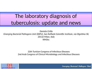 Tb Update The laboratory diagnosis of of TB -Update.pptx