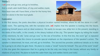 The Lake Isle Of Innisfree By W B Yeats