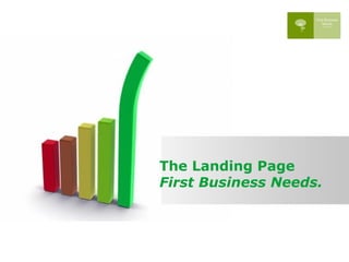 Free Powerpoint Templates The Landing Page First Business Needs. 
