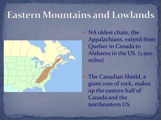 The land of the united states and canada 5 1 | PPTX