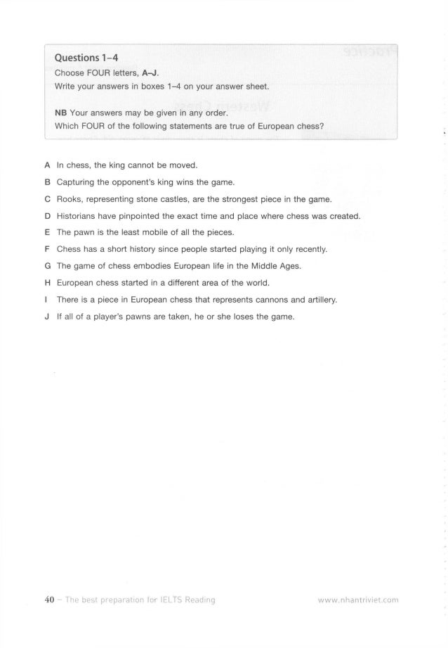 The Best Preparation For Ielts Reading