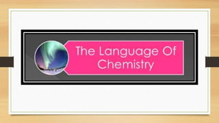 The language of chemistry - Part 2 (ICSE Board)