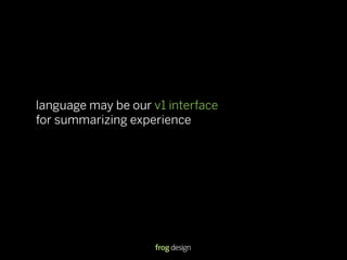 The Language of Interaction