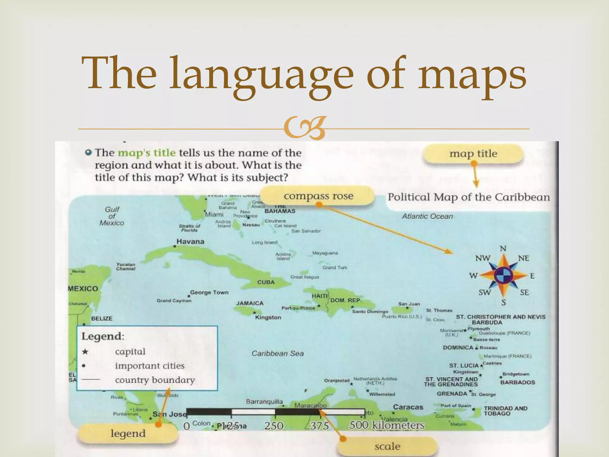 
The language of maps
 