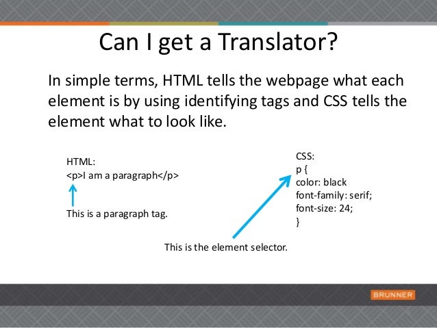 The Language of the Web - HTML and CSS