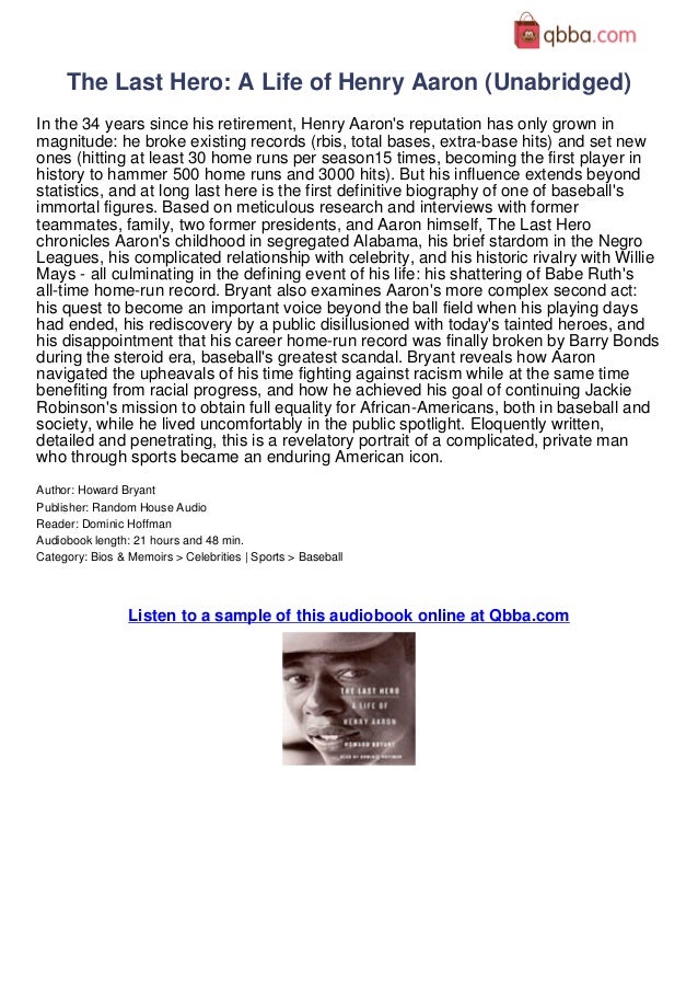 The Last Hero A Life Of Henry ron Unabridged Audiobook At Qbba The Last Hero A Life Of Henry ron Unabridged Audiobook At Qbba
