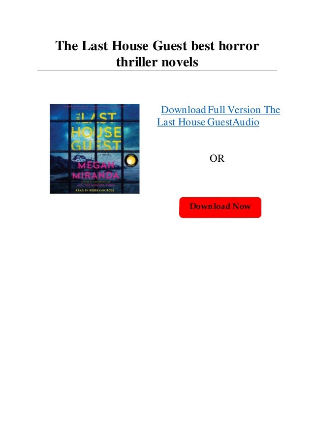 The Last House Guest best horror thriller novels
