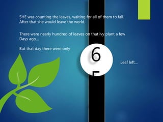 The last leaf | PPTX