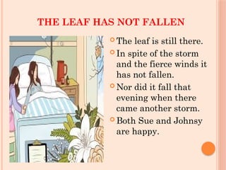 THE LAST LEAF Presentation of class 10th | PPTX