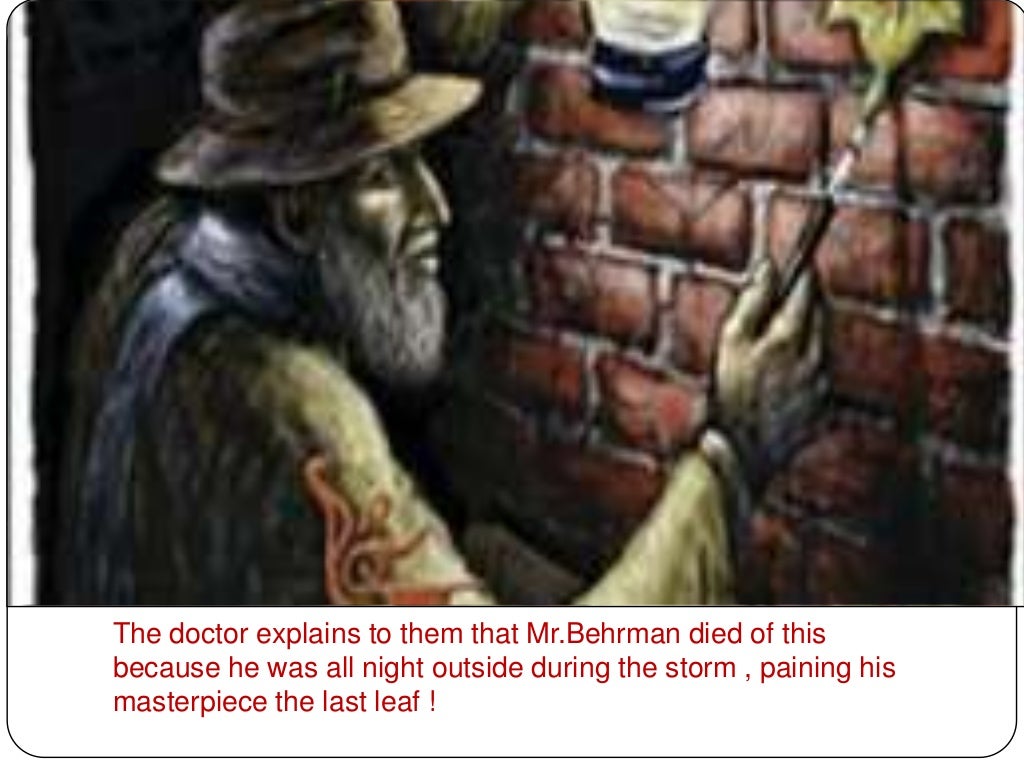 "The Last Leaf " scrapbook.