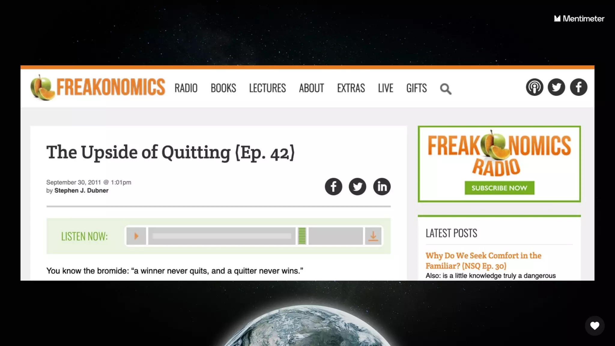 The Last Lecture | SMMART Class 8