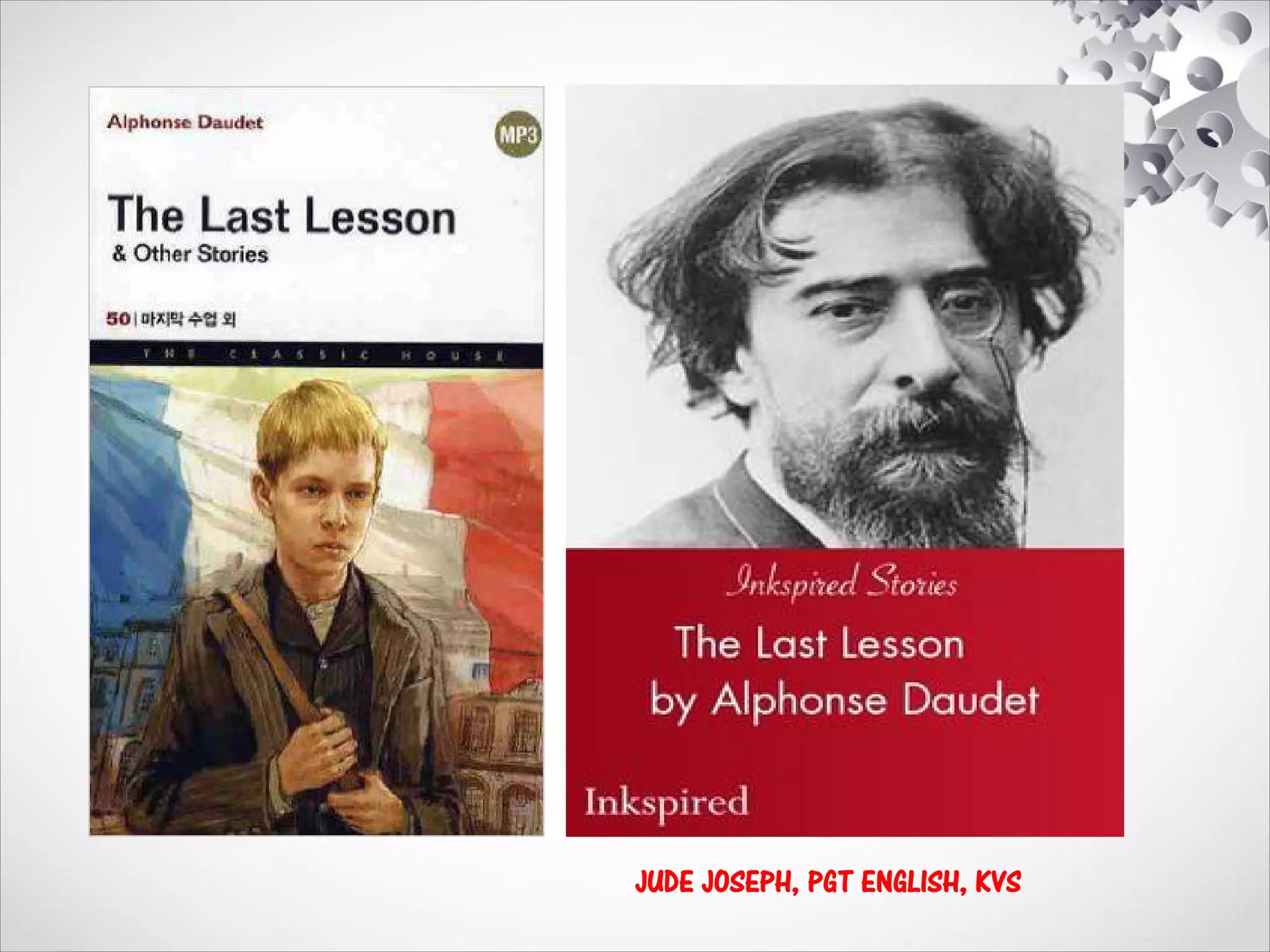 The Last Lesson Alphonse Daudet PPT