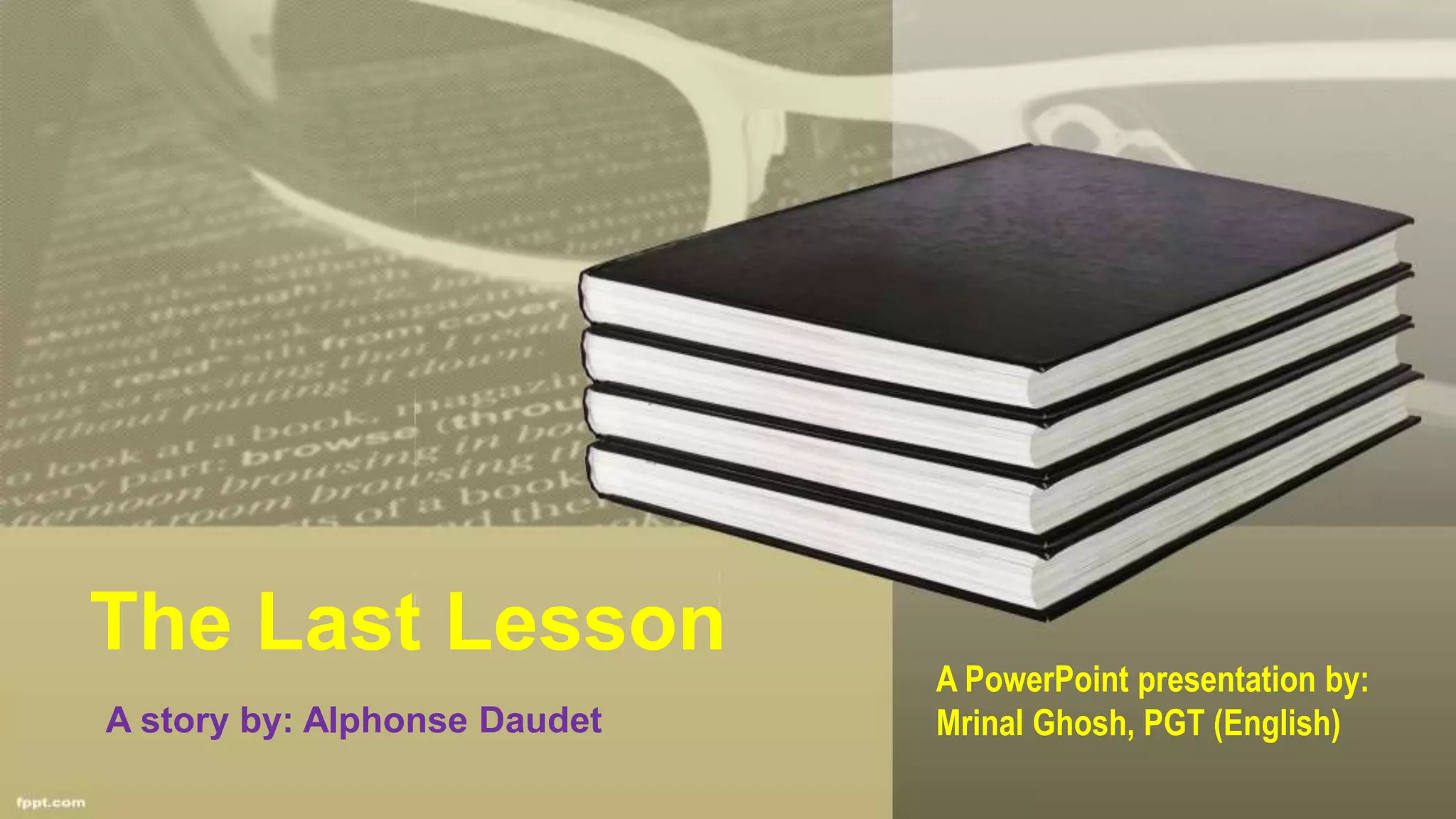 The last lesson PPT