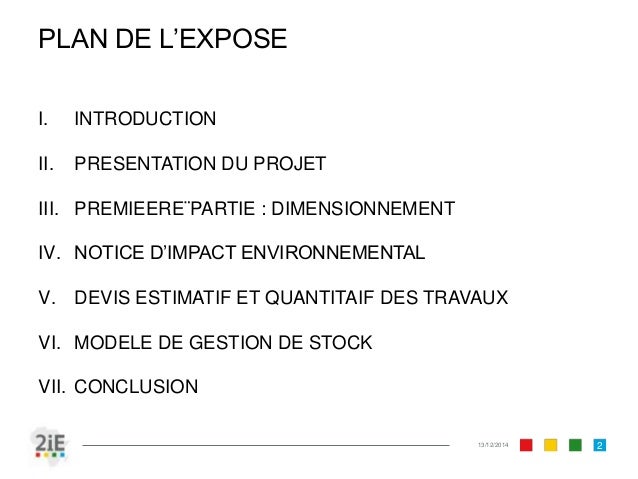 Exemple De Sommaire D'un Exposé  grenadfe