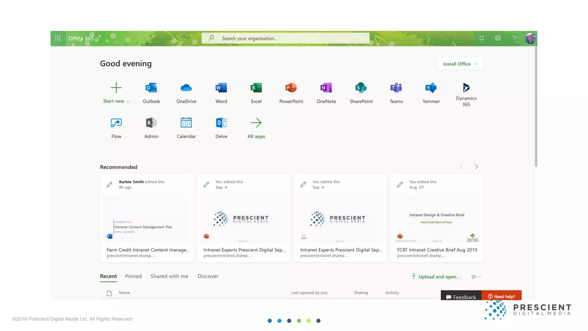 ©2019 Prescient Digital Media Ltd. All Rights Reserved
 