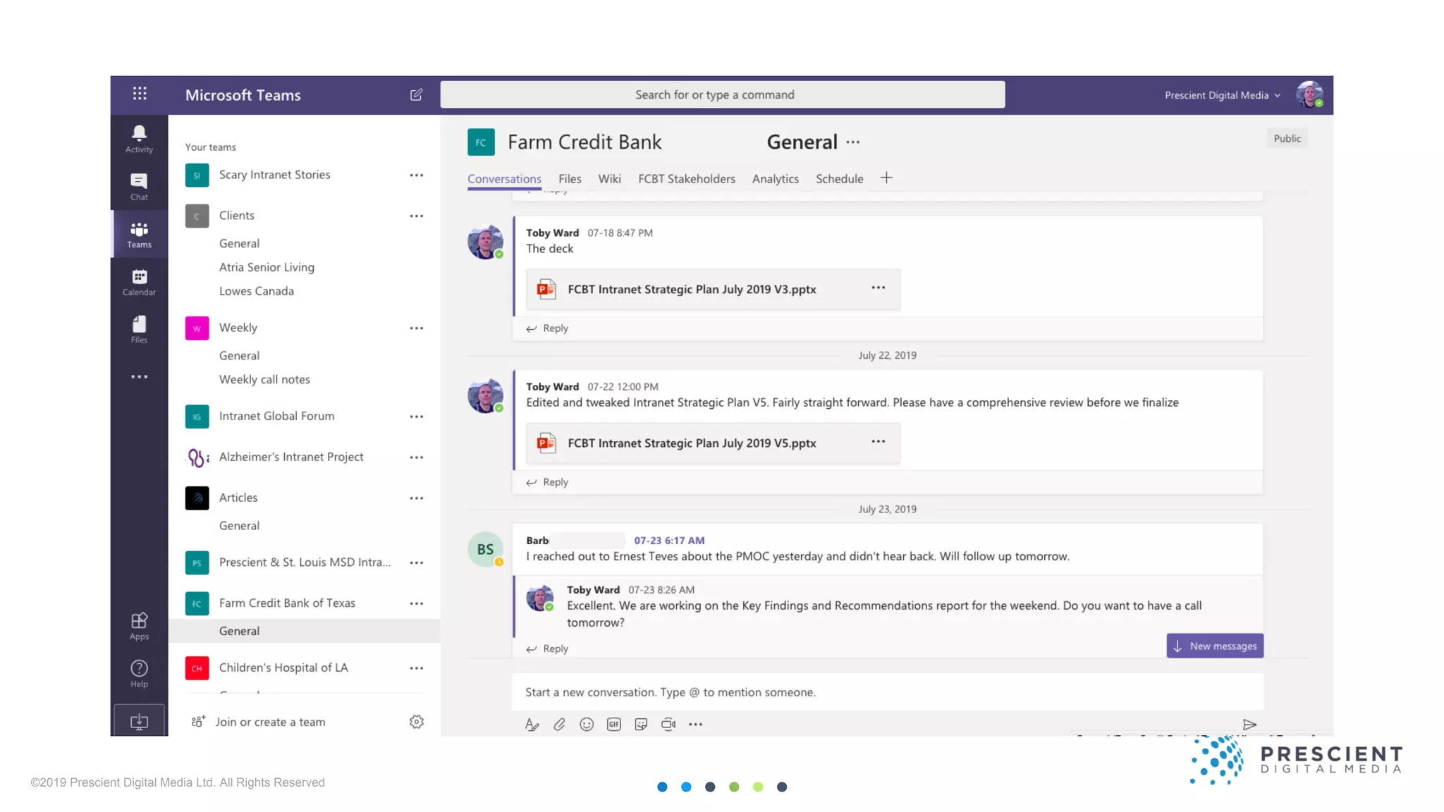 ©2019 Prescient Digital Media Ltd. All Rights Reserved
 