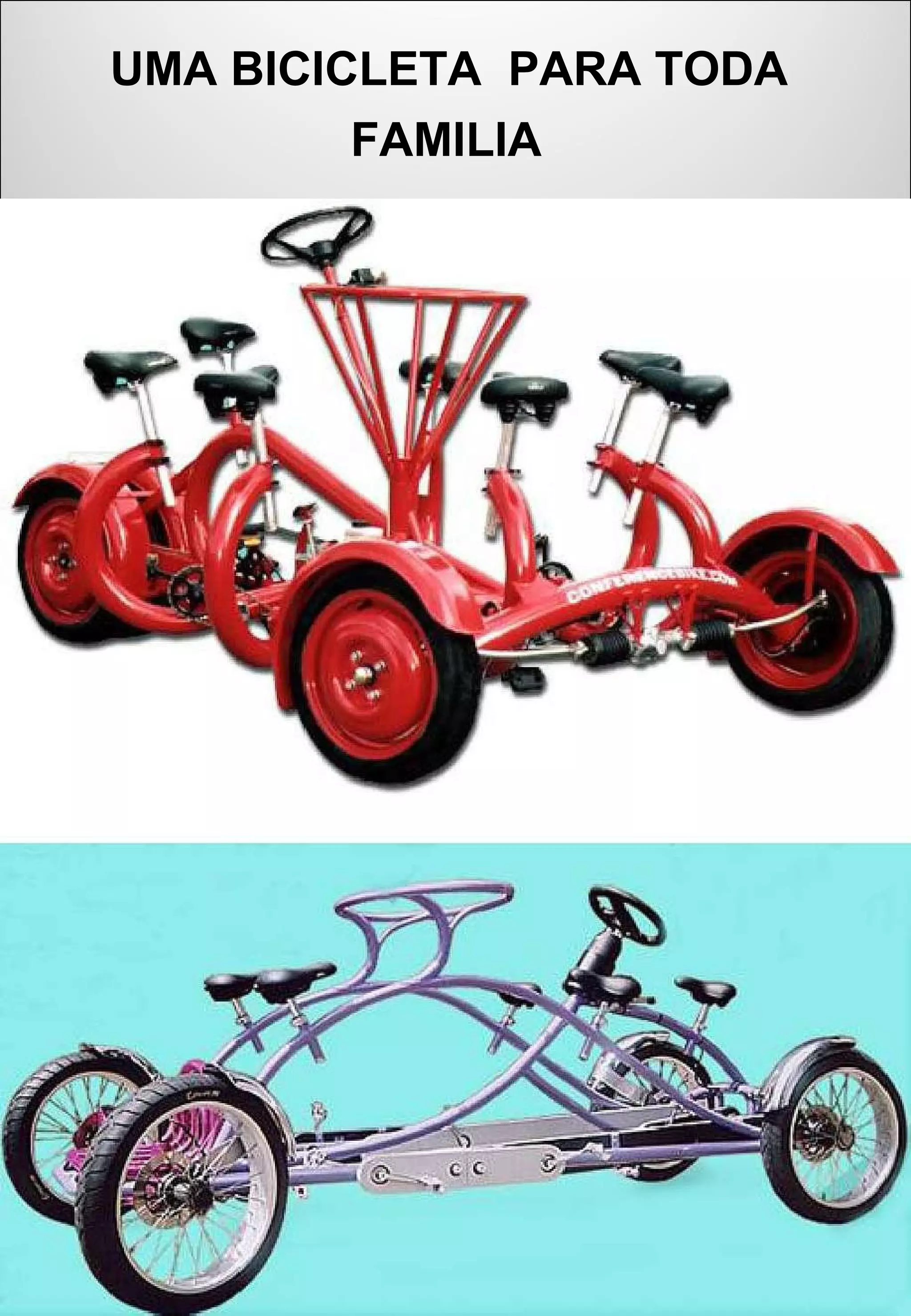 UMA BICICLETA PARA TODA FAMILIA