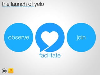 The launch of Yelo