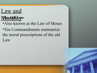 The Law of God and the 10 commandments . | PPTX