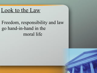 The Law of God and the 10 commandments . | PPTX