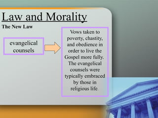 The Law of God and the 10 commandments . | PPTX