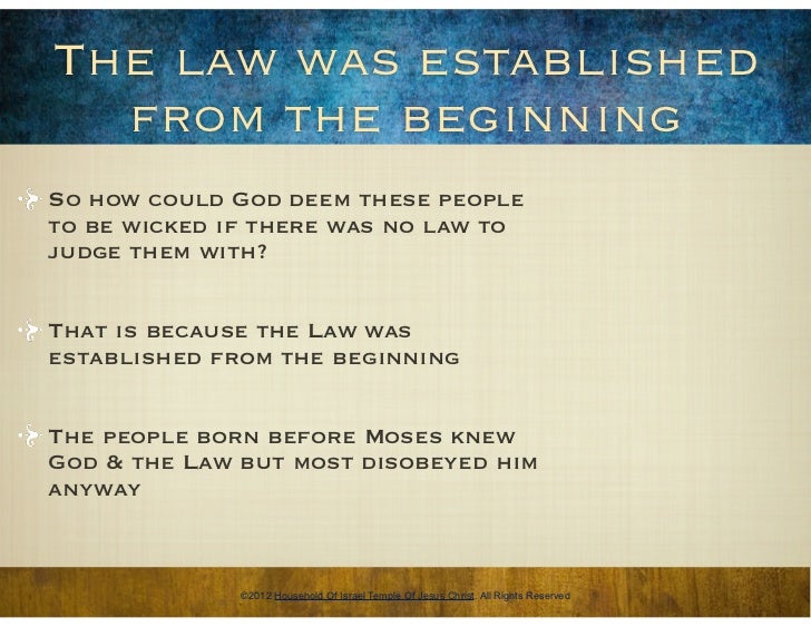 The Law of God