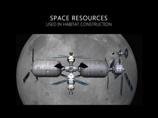 SPACE RESOURCES
USED IN HABITAT CONSTRUCTION
 