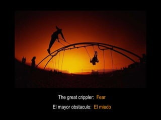 La emoción que no vale nada:  Autocompasión The most worthless emotion:  Self-pity  