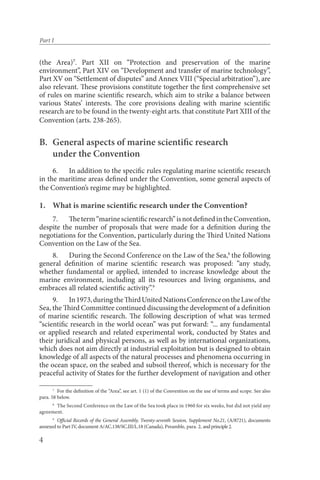 The Law of the Sea - Marine Scientific Research | PDF