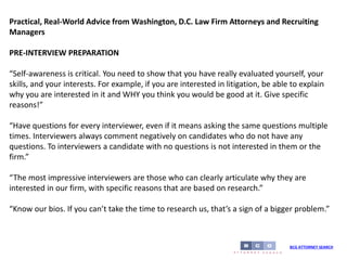The law student's interview cheat sheet | PPTX