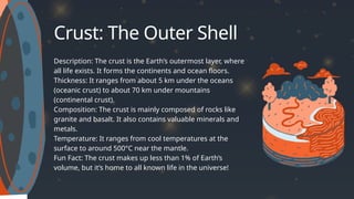 Crust Contains In-Depth Study of Earth's Layers: Crust, Mantle, Outer and Inner Core ...