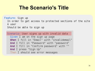 The Scenario's Title




                       36
 
