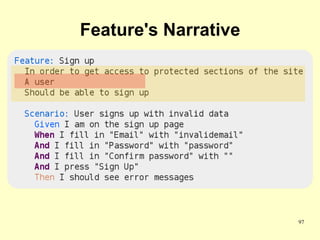 Feature's Narrative




                      97
 
