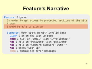 Feature's Narrative




                      98
 