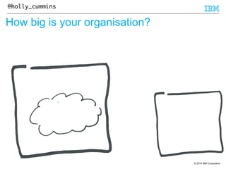© 2014 IBM Corporation 
@holly_cummins 
How big is your organisation? 
 