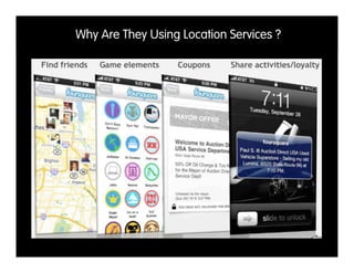 Why Are They Using Location Services ?
 