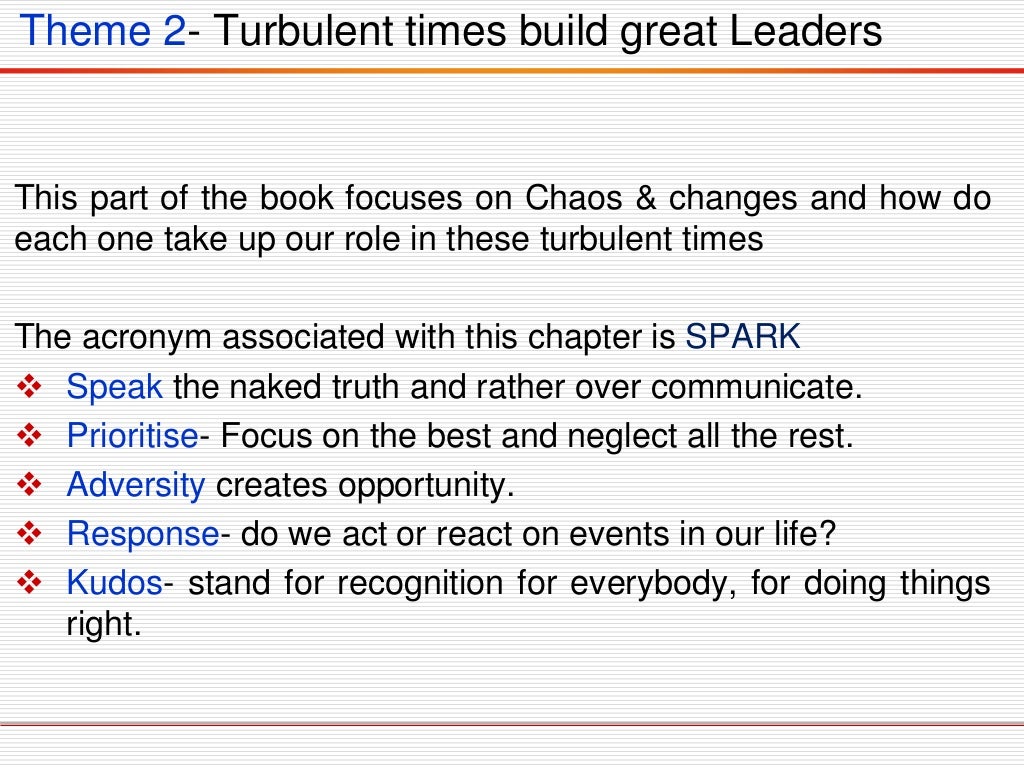 Summary The Leader Who Had No Title