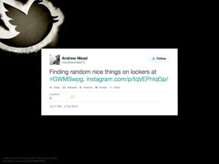 creative commons licensed (BY) ﬂickr photo by eldh:
http://ﬂickr.com/photos/eldh/5858249526
 