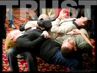 TRUST
creative commons licensed (BY) ﬂickr photo by Joi:
http://ﬂickr.com/photos/joi/2941559903
 