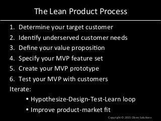 Laura	
  Klein:	
  April	
  14	
  in	
  Palo	
  Alto	
  
Author	
  of	
  UX	
  for	
  Lean	
  Startups	
  
How	
  to	
  us...