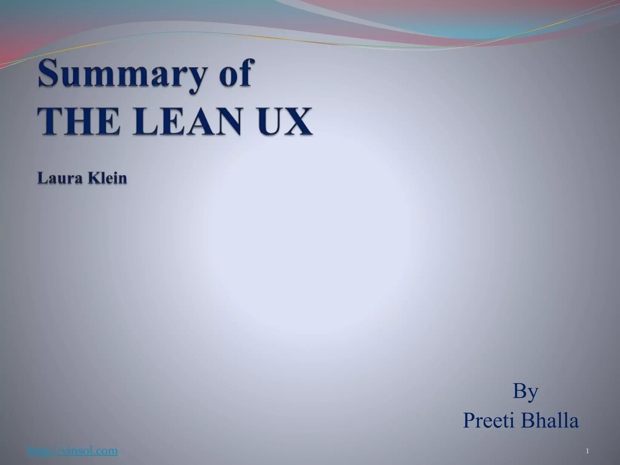 By
Preeti Bhalla
1http://vinsol.com
 