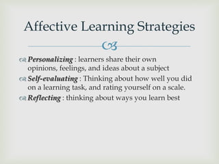 The learning process | PPTX