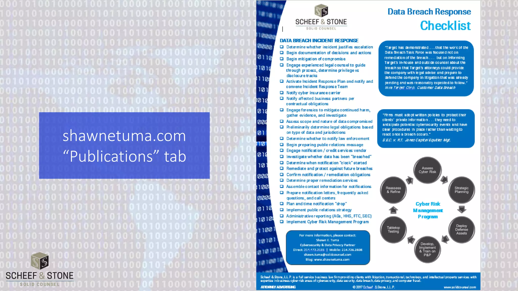 shawnetuma.com
“Publications” tab
 