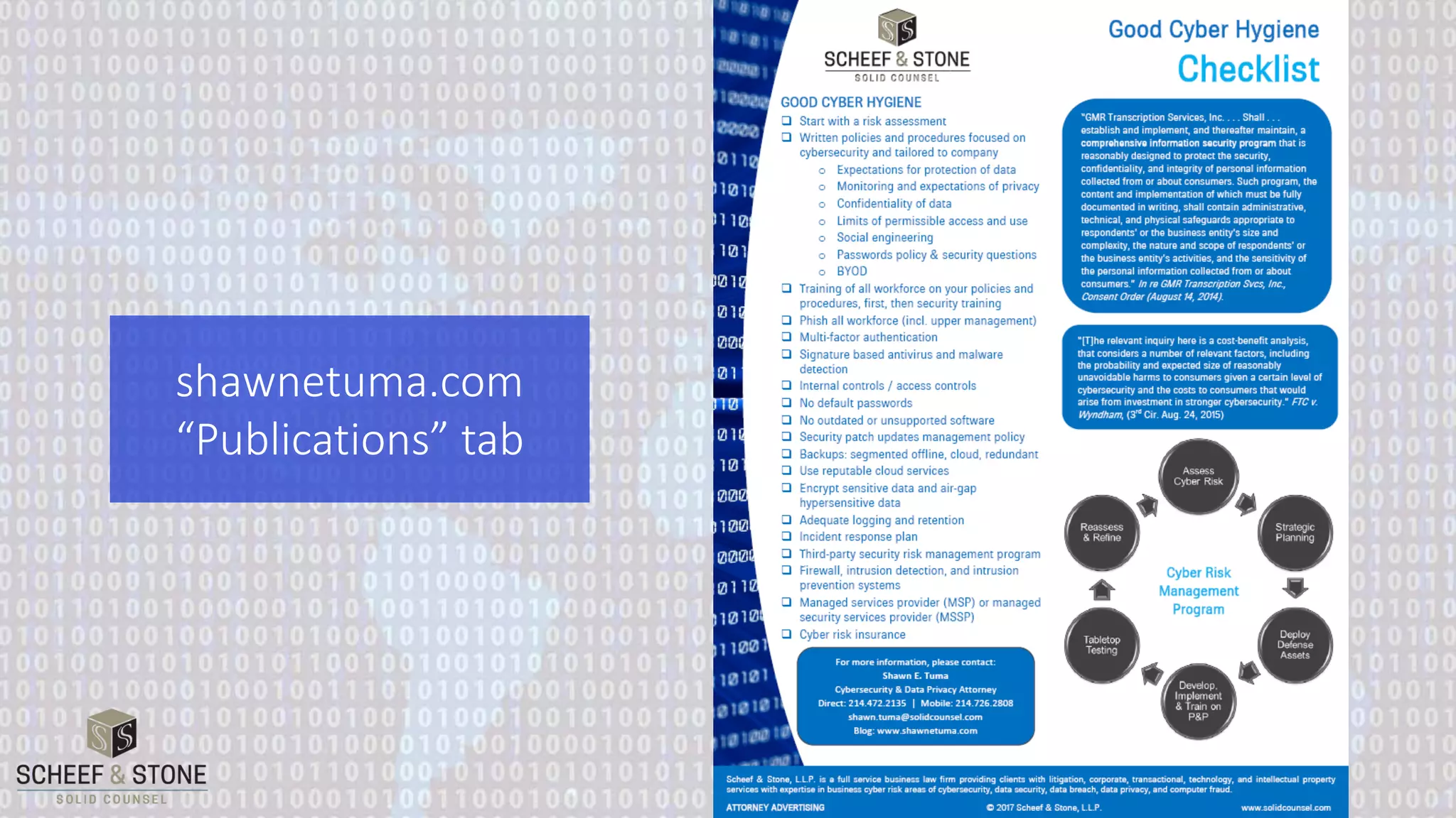 shawnetuma.com
“Publications” tab
 