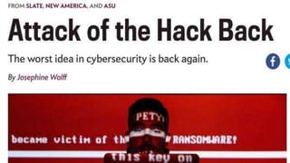 The legalities of  hacking back